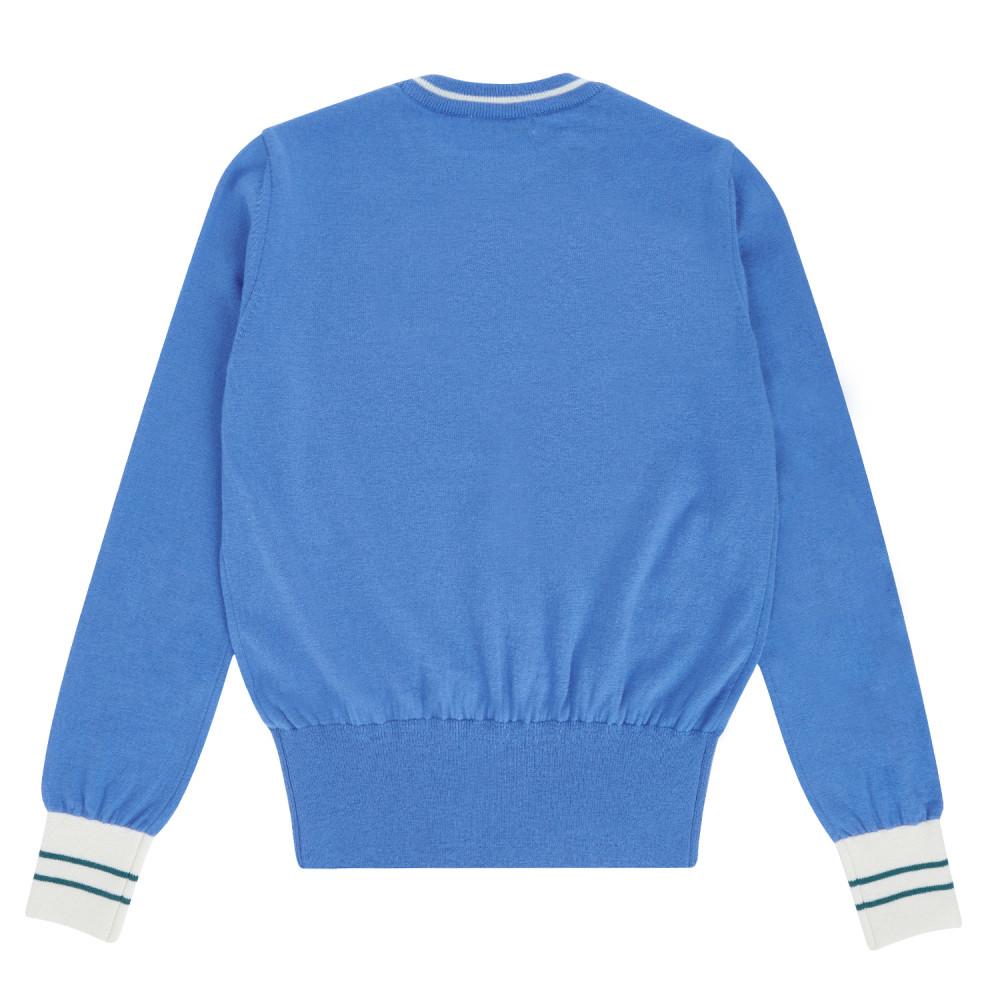 MARTINE GOLF Tip Color Point Pullover_Blue