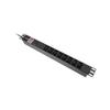 Rack PDU Lanberg - PDU-08I-0200-C20-Bk - 1U 16A 8X IEC C13