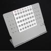Aluminum Alloy Perpetual Calendar Mini Standing Monthly Desktop Calendar  Home