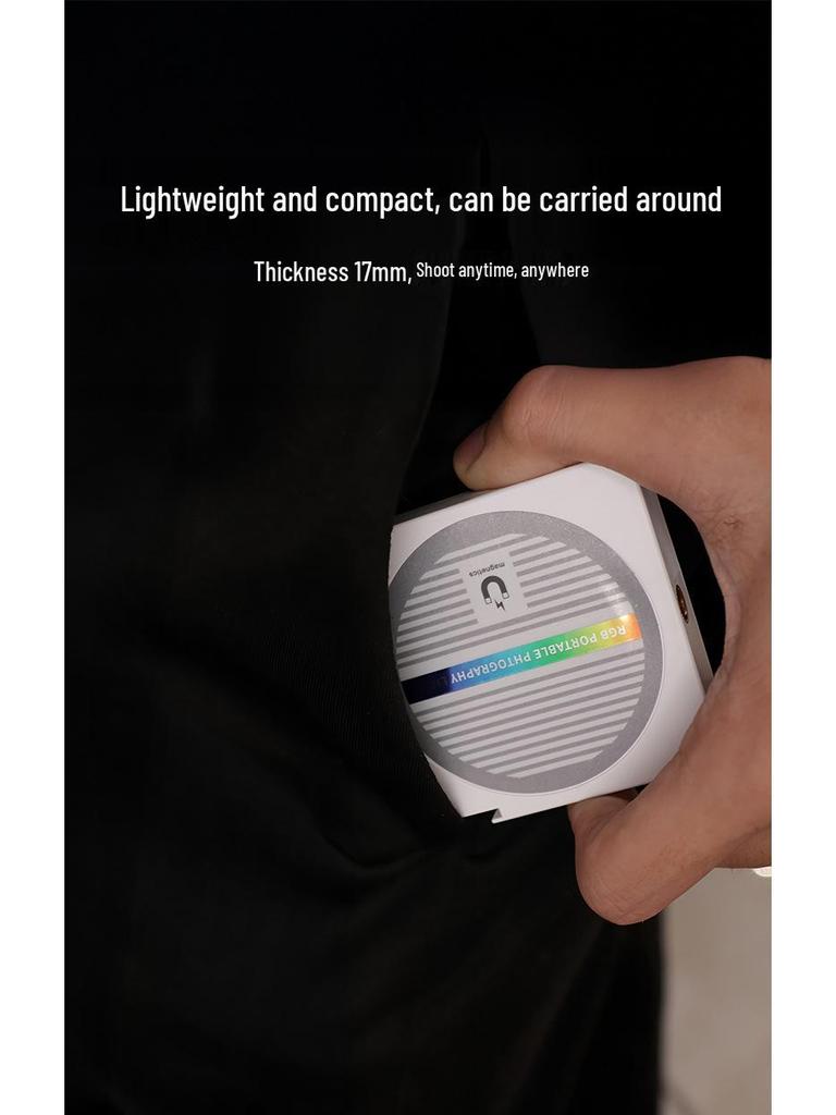 N19 Compact Triple-Color Magnetic Pocket Fill Light