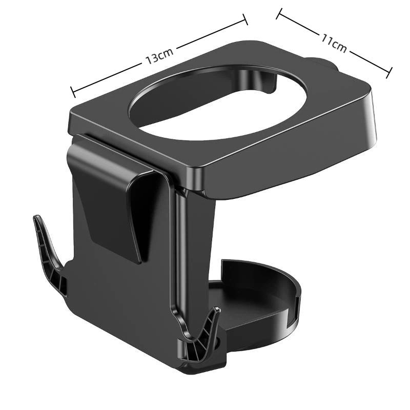 1 Stück Universeller faltbarer Auto-Getränkehalter mit Haken Multifunktionaler Getränkehalter ABS-Material Becherhalter für Motorrad Auto