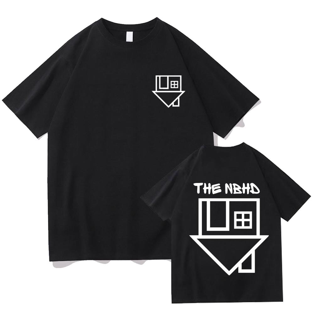 The Neighbourhood NBHD Tshirt Fashion Men Women Harajuku Graphic T-Shirt Unisex High Quality Aesthetic Vintage Cotton T Shirts