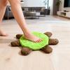 Floor Turtle Foot Mop Double-Sided Reusable Microfiber Pads Hands-Free Cleaning Cloth Floor Mop Accessory