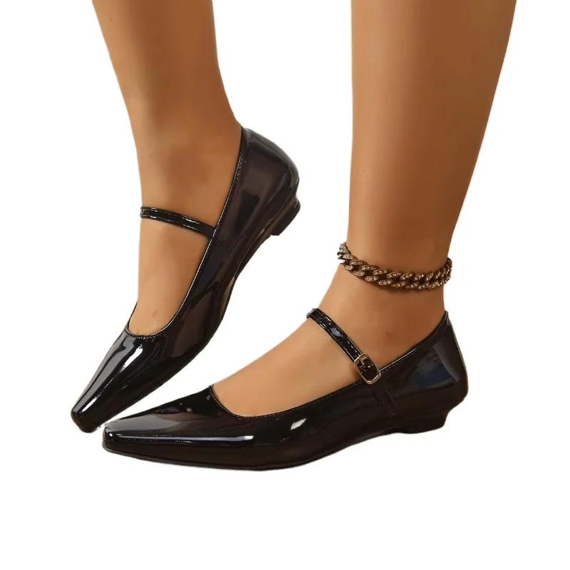 Fashion Ladies Shoes 2025 Hot Sale Buckle Strap Women's High Heels Fashion Shallow Dress New Pointed Toe Best Seller High Heels Zapatos