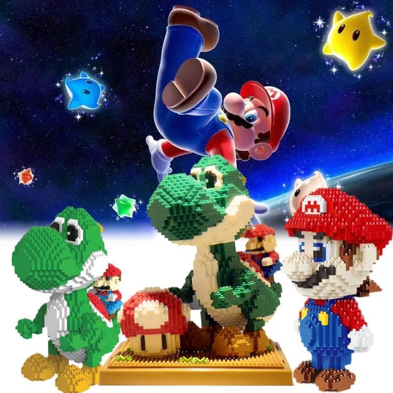 Classic Yoshi Mario Building Blocks Set Featuring 800 High Quality Creative Pieces