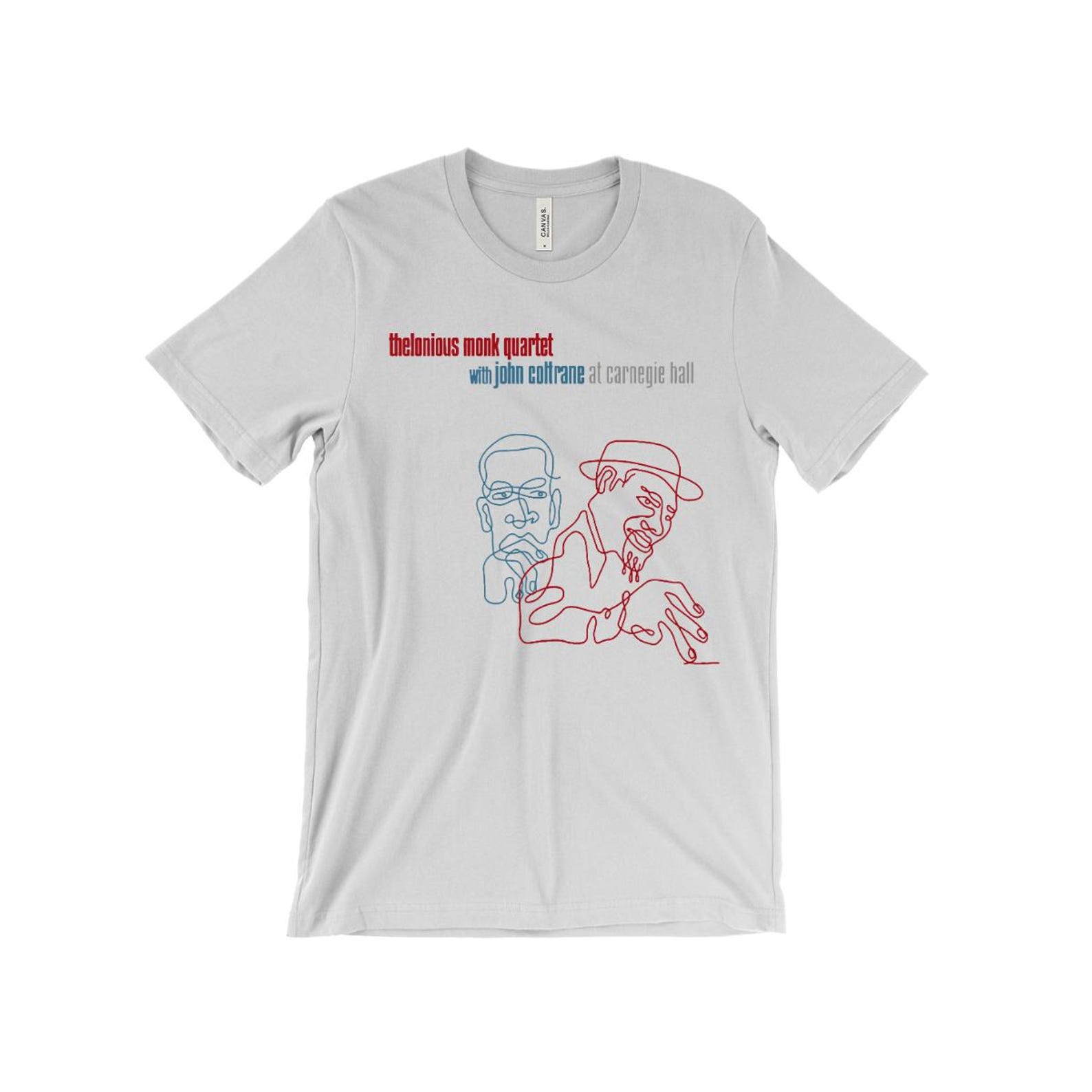 Thelonious Monk T-Shirt - Quartet - John Coltrane - Carnegie Hall - Concert - Jazz icon - legend - Miles Davis M