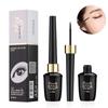 Wasserdichter & Schweißfester Flüssiger Eyeliner Stift, Langanhaltend Wischfest, Mehrspezifikations-Set mit Augenbrauenstift & Mascara & Fixierspray