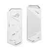 ASUS ROG STRIX ARION White Edition NVMe External SSD Case Installation To C To A Cables Thermal Pad Included Aura Sync Compatible / M.2 / Tool-less /