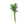 Mini Glass Flower Artificial Creative Decor Floral Figurine for Women Girls Birthday Home Thanksgiving Desktop