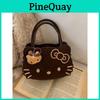 Cartoon Cat Shoulder Bag For Women And Men With Pu Material And Storage Space
