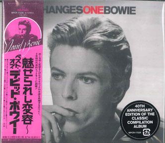 

CD DAVID BOWIE - Changesonebowie 40th Anniversary Ed WPCR17228 WARNER MUSIC JA 2016 Japan Rock