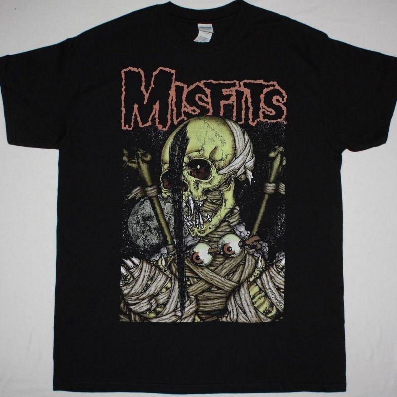 Misfits Pushead Vampire graphic unisex 100Cotton shirt 2026 Summer New Unisexs Y2k rock Gothic style fashion streetwear Tshirt S