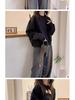 Ginger Yellow Round Neck Women's Korean-Style Loose Sweatshirt - Spring Fashion