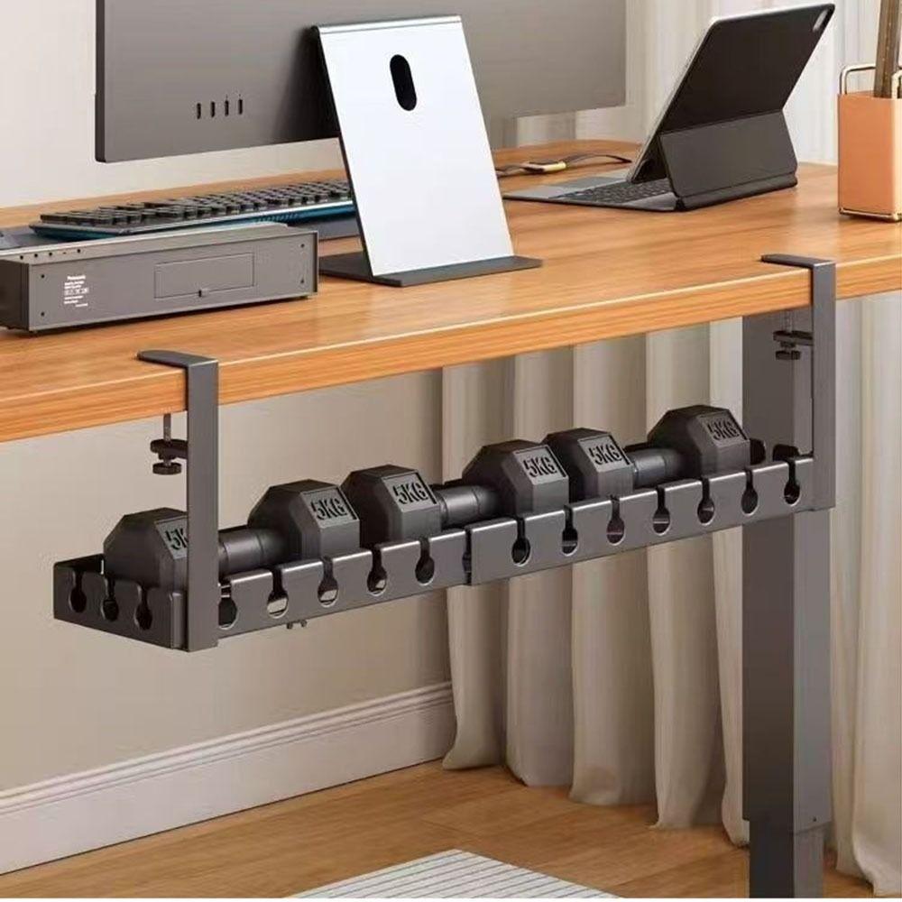 No Drilling Cord Hider Raceway Sturdy Cable Tray Hanging Shelf Power Strip Cord Holder  Office