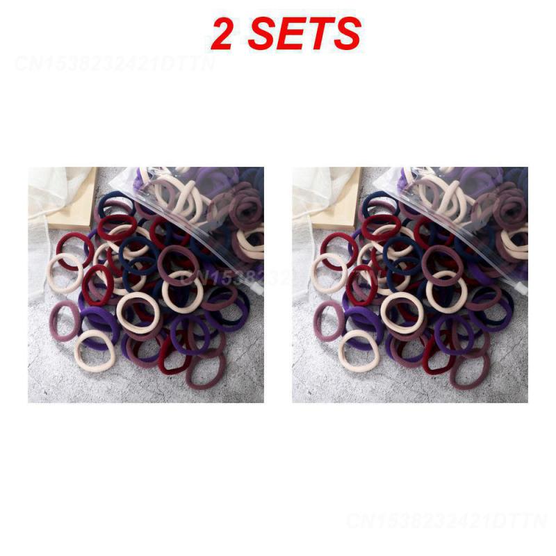 1/2/3SETS Hair Ring Easy To Use Fabric Art Hair Rope Firm Elastic Headband Portable General Womens Headband Not Easy To Disperse