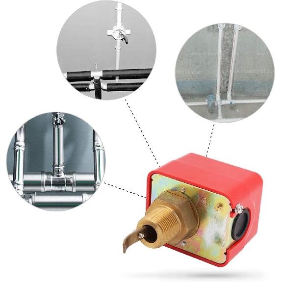 PDT R3/4 HFS-20 Target Flow Controller, Automatic Paddle Type Water Flow Switch, 15A 250V IP54