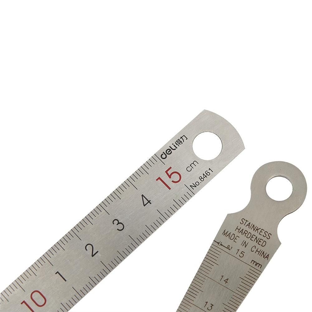 Depth Ruler Ruler Taper Feeler Gauge Gage Stainless steel 1-150mm Silver