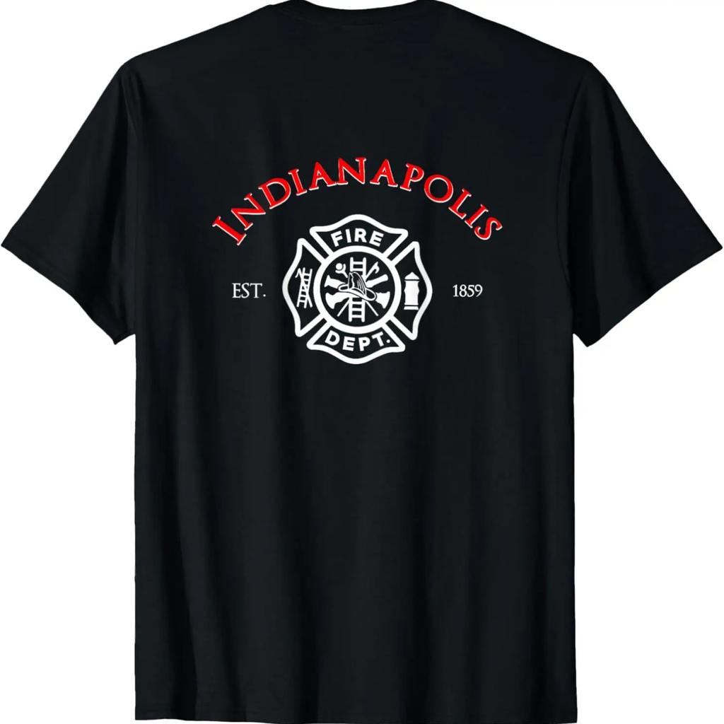 City of Indianapolis Fire Rescue Indiana Firefighter T-Shirt