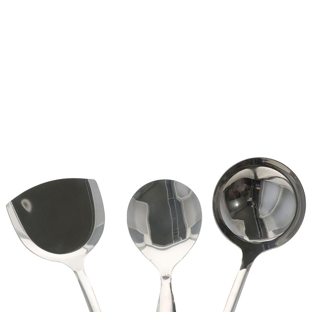 Steel Non-stick Shovel Turner Soup Spoon Spatula Pasta Server Kitchenware Cookware Kitchen Utensils