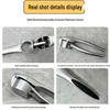 Zinc Alloy Manual Garlic Press & Peeler Kitchen Gadget