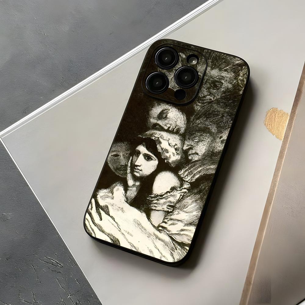 

Spain Francisco Goya Art Phone Case For Iphone 15 16 12 14 Se 2020 2022 Pro Excellent Max 11 13 Xr X Xs Plus Funda Shell Cover iPhone14
