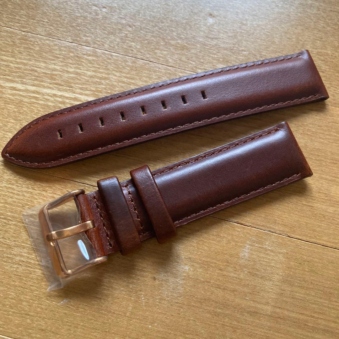 Used New Daniel Wellington Leather Belt Brown 20mm