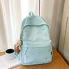 Schoolbag niche style high-value backpack junior high school girl class schoolbag girl high school student fashion campus backpack