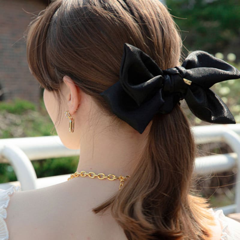 Jean Paul Clarisse Shining Big Ribbon Scrunchie JP-22-062S