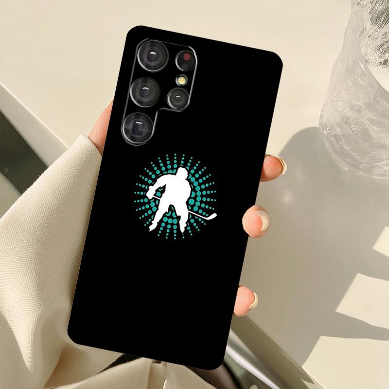 Ice Hockey Rink Sport Case For Samsung Galaxy S25 S24 S23 S22 S21 S20 Ultra S9 S10 Plus S21 FE S25 FE Back Cover