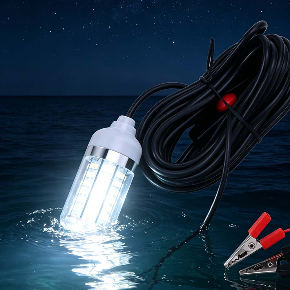 12V LED Fish Finder Lamp 108 Leds Fishing Light Fishing Trap Light Fishing Accessories