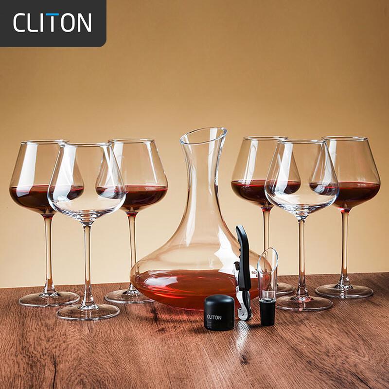 CLITON Wine Glasses & Decanter Sets