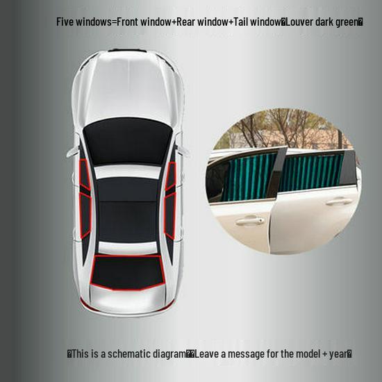 Volkswagen Tiguan L Interior Sunshade Curtain for Heat Insulation and Privacy