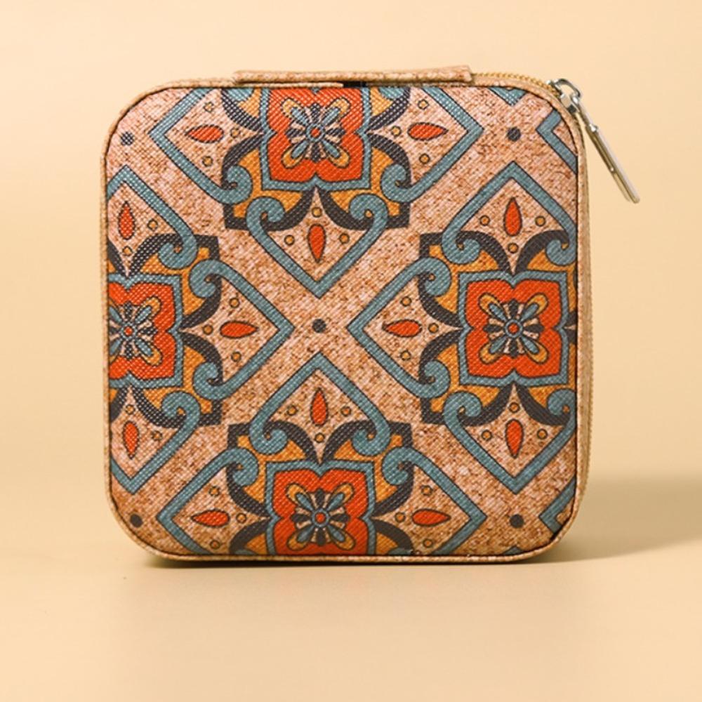 

Богемный органайзер для серег-колец, винтажный футляр для хранения ювелирных изделий, для девочки style 2