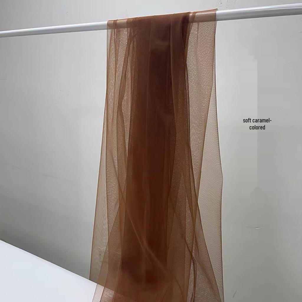 Zitronengelber Gaze-Stoff - Perfekt für Kindergarten-Dekoration & Foto-Hintergründe | Einfarbig Frische Serie