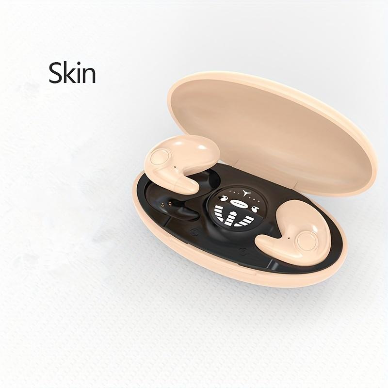 Cuffie Wireless per Dormire - Design Ultrasottile, Riduzione del Rumore a Doppio Microfono, Bassa Latenza, Cuffie In-Ear Sportive con Subwoofer Adatte per i Giochi