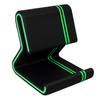 yangyizhi 3D Printed Phone Stand, Colorful Line Holder with Anti-Slip Base, Multi-Angle Adjustable, Horizontal Vertical Use, Lightweight Desktop