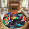 Lando Norris Print Round Rug, Washable Floor Carpet, For Entryway Dorm Laundry Room Office Study, Home Decor Birthday Christmas Gift