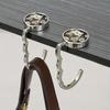 Portable Desk Edge Hook Foldable Purse Hook Cute Cat Pattern Alloy Bag Hook