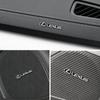 4 szt. 3D Aluminiowy Znak Emblemat Naklejka Głośnika Stereo Car Audio Dla Lexus ES300 RX330 RX300 GS300 IS250 IS200 CT200h IS300 NX RX