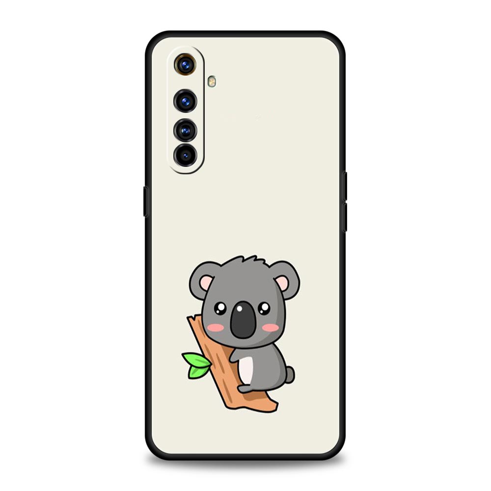 Koala Phone Case For Realme 12 11 10 9 8 5G 7 6 GT5 GT3 GT2 Pro Plus C21 C11 C25 C35 For Realme GT Neo 2 3 3T 5 Cover