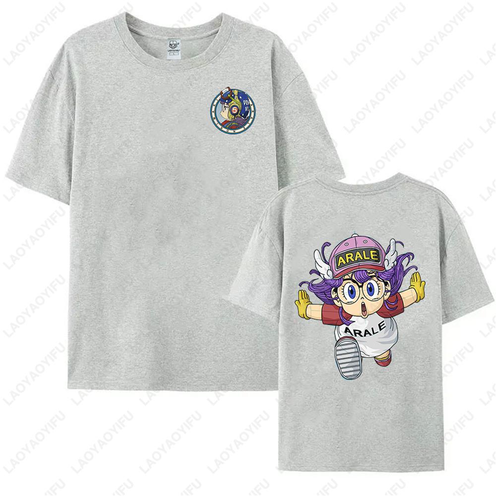 Cartoon Anime Little Girl Arale Graphic Tshirt Japanese Manga Printing Unisex Streetwear Kawaii Retro Trend Cool T Shirts Gifts