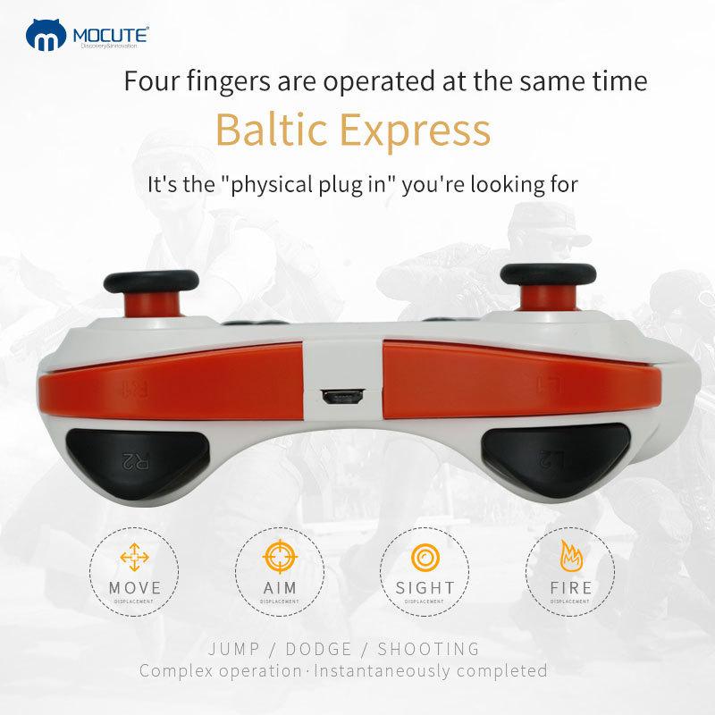 

Беспроводной Bluetooth-геймпад для игр PUBG на Android-смартфоне Smart TV BOX на ПК 14.2*9*4.6cm белый