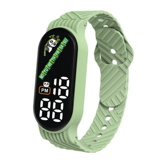 Modische LED-Sportuhr für Studenten, wasserdichte mehrfarbige elektronische Armbanduhr mit weichem Silikonarmband, stilvolles Geschenk für Männer und Frauen