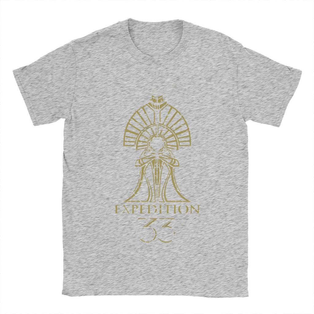 Clair Obscur Expedition 33 The Paintress Men's T Shirts Creative Tees Short Sleeve Round Neck T-Shirt Pure Cotton Clothing
