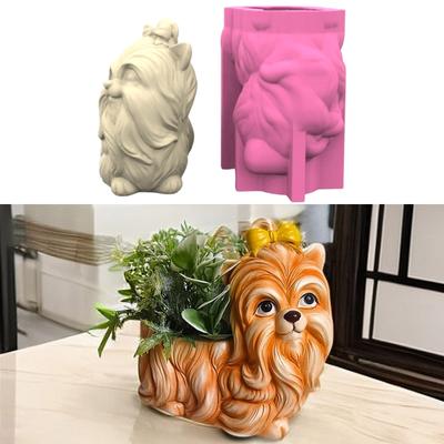 Silicone Flower Pots Mould Silicone Texture Hand-Making Planter Supplies for Succulent Planter and Epoxy Resin Craft