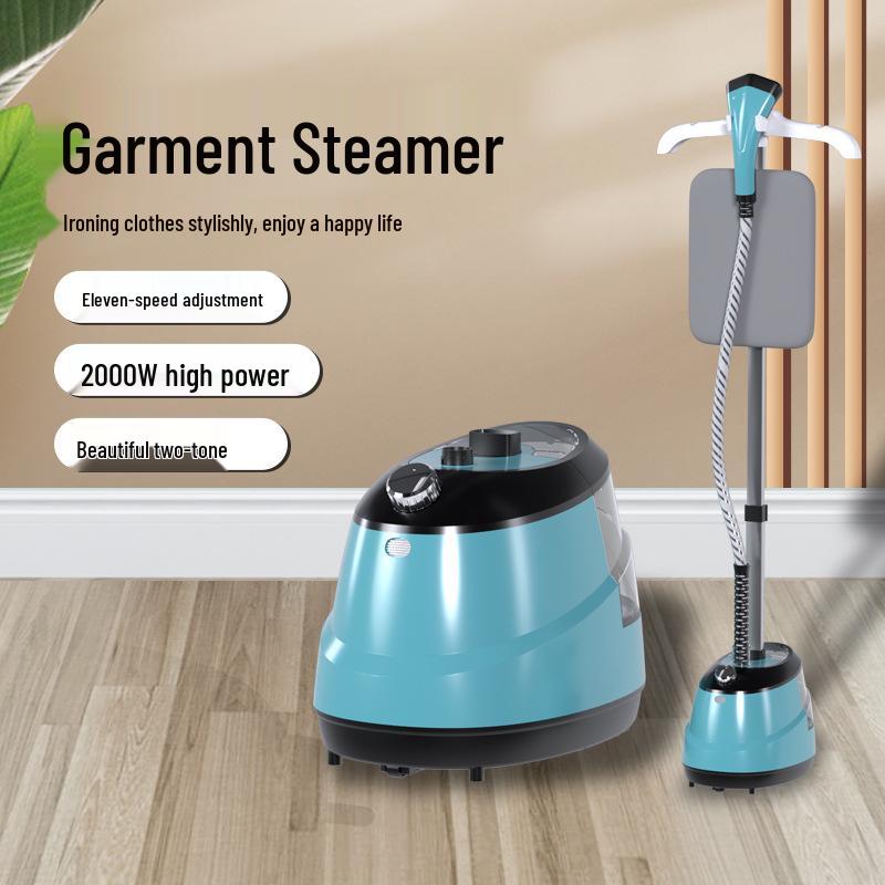 Large Capacity Vertical Garment Steamer with Anti-Scald Technology and Temperature Control for Home and Dorm Use