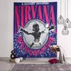 Nirvana Band Magazine Classic Anime Cartoon Tapestry Art Science Fiction Room Home Decor Wall Hanging Home Decor