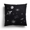 Fashion Black and White Star Astronaut Pillowcase Sofa Cushion Cover Home Living Room Decoration Cartoon Pattern