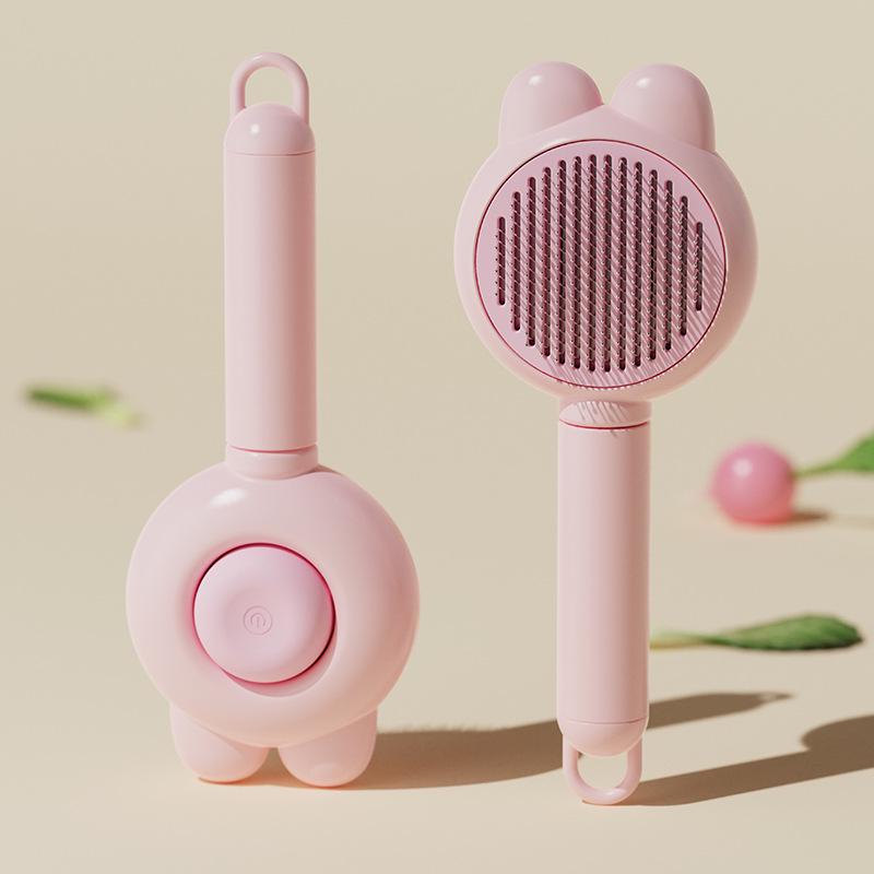 Pet Self-Cleaning Cat & Dog Massage Comb for Loose Hair Removal