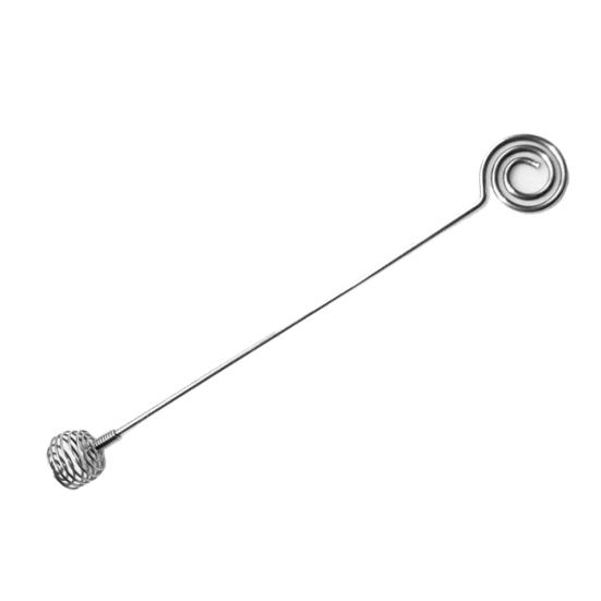 

Медовый ковш из нержавеющей стали 304, стальная длинная ручка для перемешивания кофе Sprial, стержень для смешивания кофе серебряный